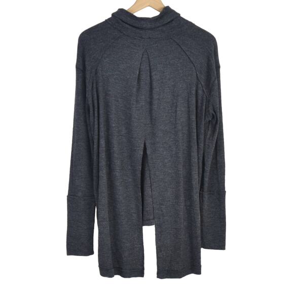 Free People Split Back Cowl Neck Top, large, NWT - Picture 8 of 10